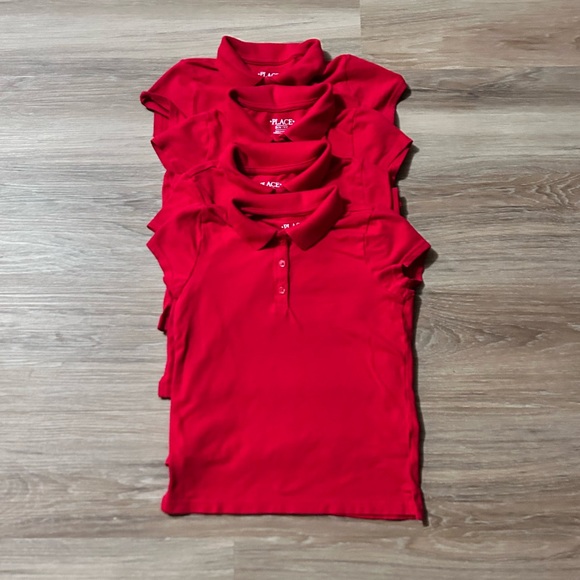 The Children's Place Other - Children’s Place | Set of 4 New Never Worn Red Polos